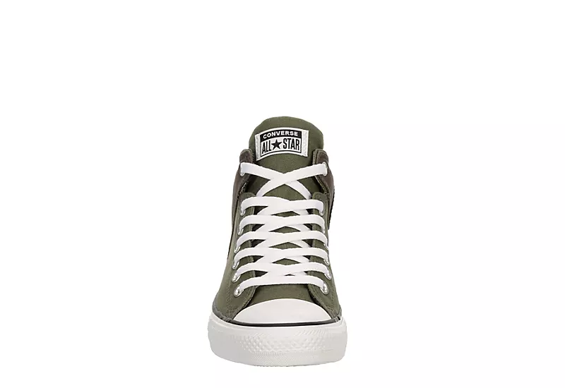 Converse Mens Chuck Taylor All Star High Street Sneaker - Olive 5 Converse Mens Chuck Taylor All Star High Street Sneaker - Olive - Image 3