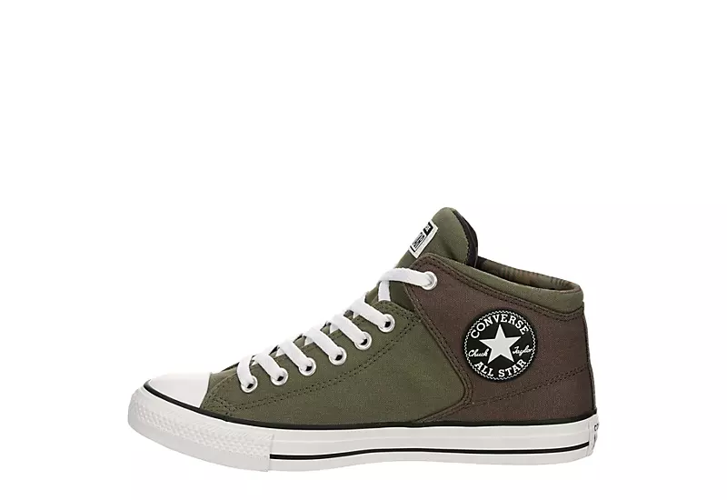 Converse Mens Chuck Taylor All Star High Street Sneaker - Olive 6 Converse Mens Chuck Taylor All Star High Street Sneaker - Olive - Image 4