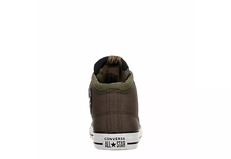 Converse Mens Chuck Taylor All Star High Street Sneaker - Olive 7 Converse Mens Chuck Taylor All Star High Street Sneaker - Olive - Image 5