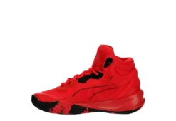 Puma Mens Playmaker Pro Mid Basketball Shoe - Red 12 Puma Mens Playmaker Pro Mid Basketball Shoe - Red -Shoe Promotion Shop US 01 601241 03